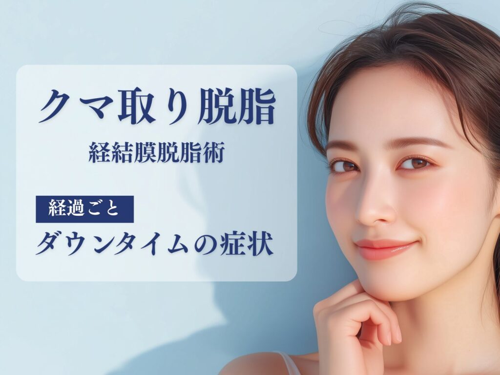 クマ取り脱脂 ダウンタイム