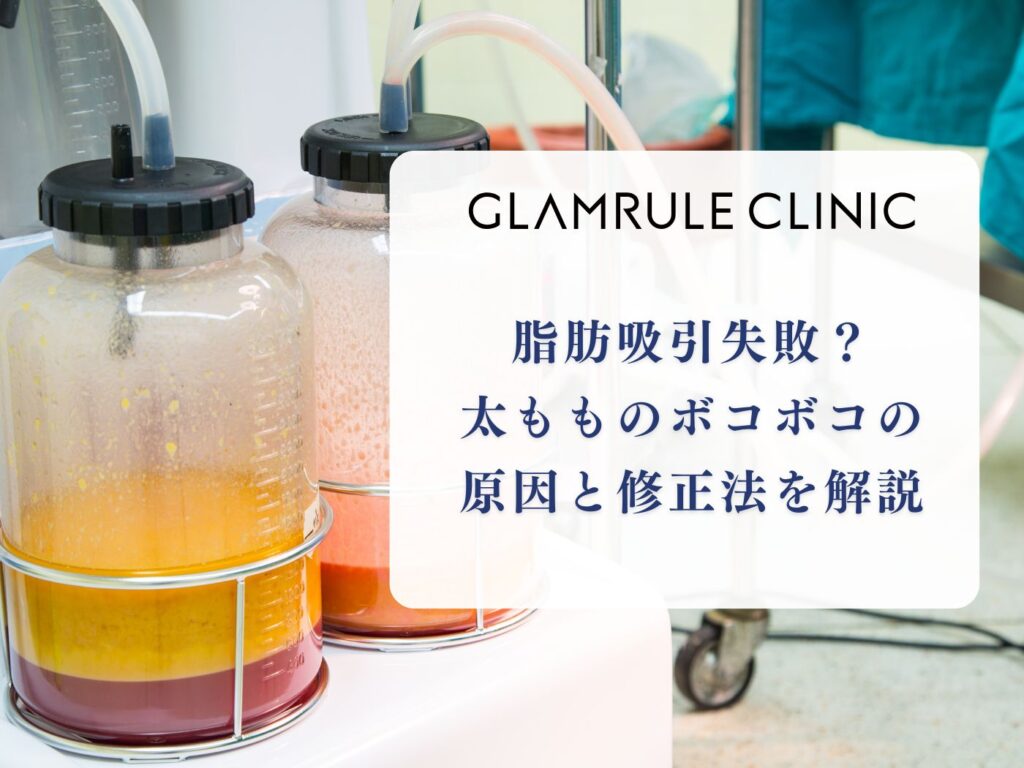 脂肪吸引 ボコボコ 太もも