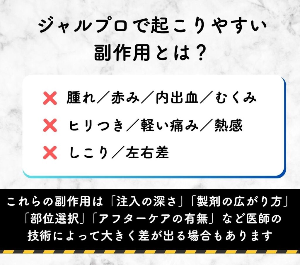 ジャルプロ 副作用