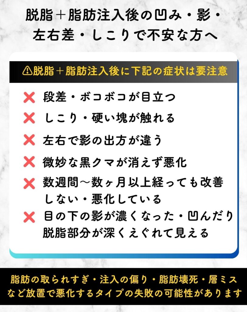 脱脂 脂肪注入 失敗