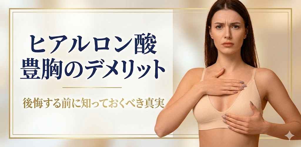 ヒアルロン酸豊胸デメリット