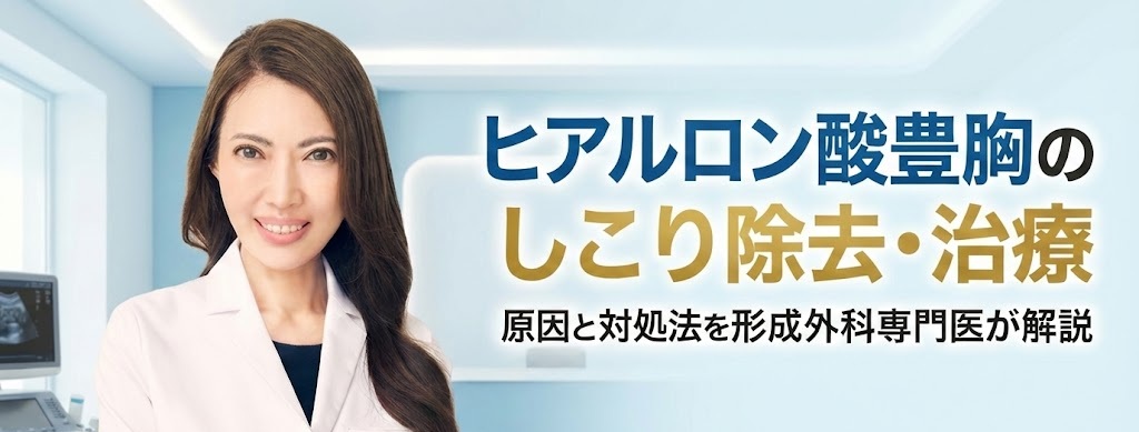 ヒアルロン酸豊胸のしこり除去