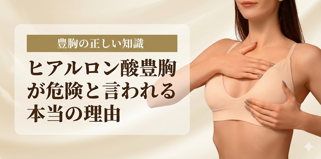 ヒアルロン酸豊胸が危険な理由