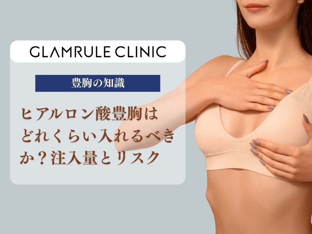 ヒアルロン酸 豊胸 どれくらい入れる