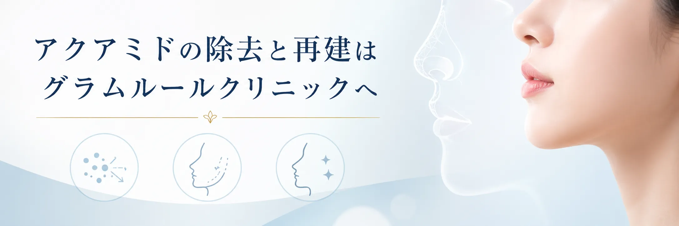 アクアミド除去はグラムルールクリニック