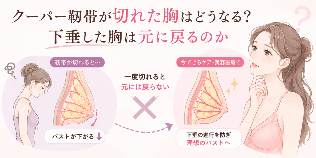クーパー靭帯 切れた