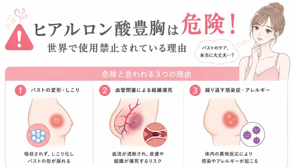ヒアルロン酸豊胸　危険1