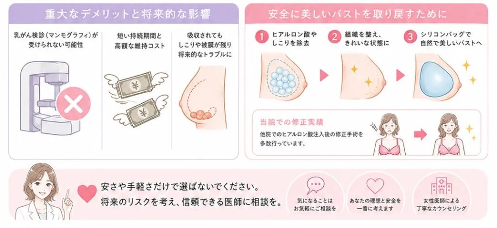 ヒアルロン酸豊胸　危険2