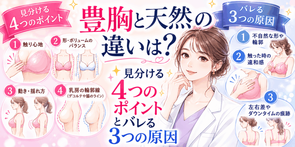 豊胸　天然　違い