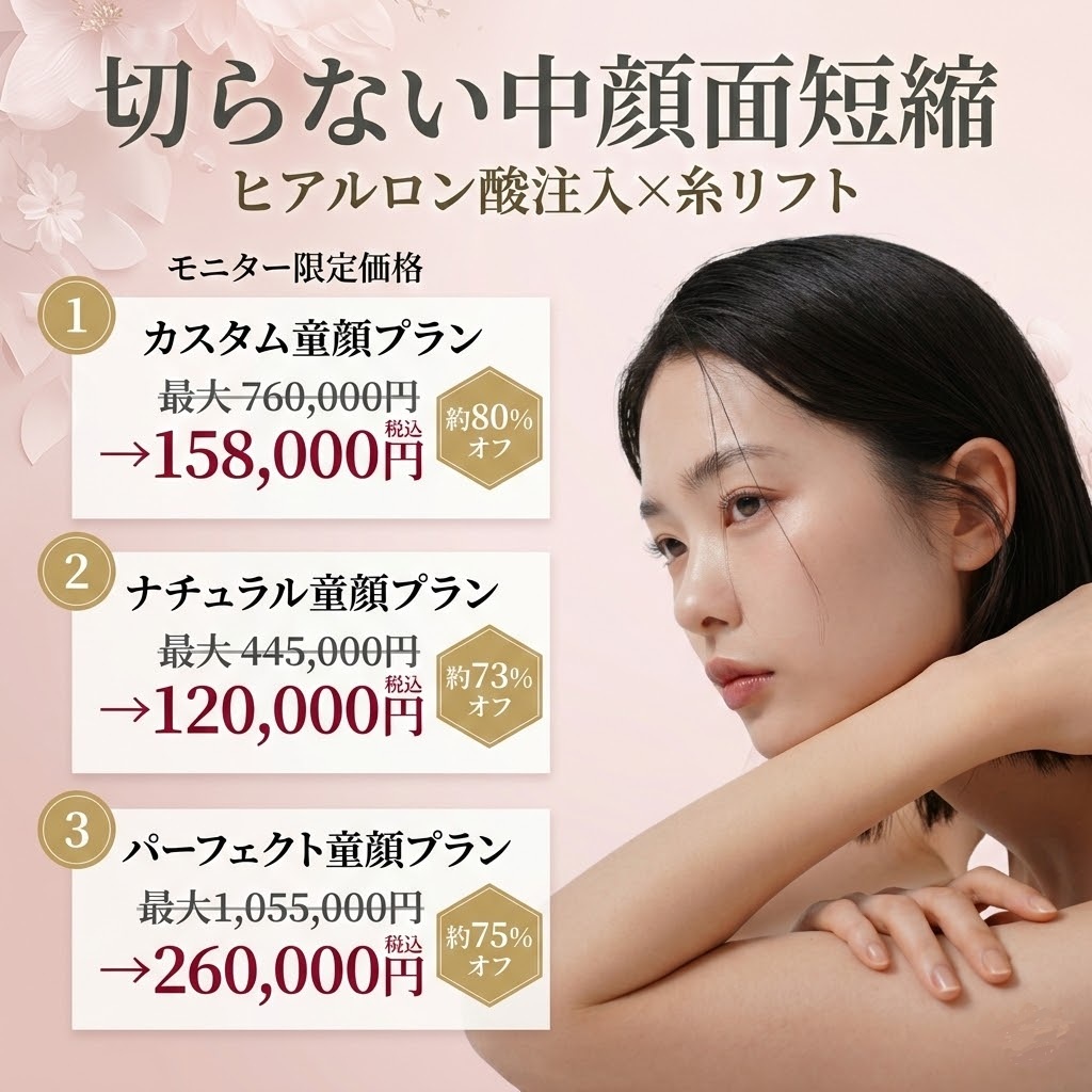 中顔面短縮バナー